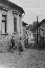 Magyarország, Szentendre, Gőzhajó utca a Bogdányi út (Vöröshadsereg utca) felé nézve., 1961, Inkey Tibor, Fortepan #120825