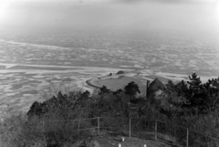 Hungary,Lake Balaton, Tihany, hajóállomás., 1957, Inkey Tibor, ice, Fortepan #120855