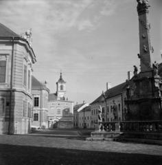 Magyarország, Veszprém, Szentháromság tér a Várban., 1960, Inkey Tibor, műemlék, Fortepan #120895