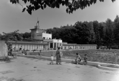 Magyarország, Sopron, Lövér uszoda., 1965, Inkey Tibor, fürdőzés, Fortepan #120938