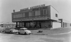 Magyarország, Budapest XI., Boldizsár utca, a Magyar Autóklub Műszaki Állomása., 1970, UVATERV, rendszám, Magyar Autóklub, Steyr-Puch 500, Budapest, Fortepan #121065