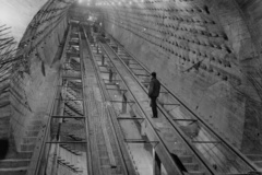 Magyarország, Budapest VIII., Baross tér, a metróállomás mozgólépcsőjének lejtaknája a Keleti pályaudvari megállónál., 1968, UVATERV, Budapest, metró, mozgólépcső, Fortepan #121074