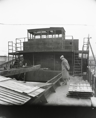 Magyarország, Budapest XIII., Váci út, Ganz és Tsa. Villamossági-, Gép-, Waggon- és Hajógyár Rt., DTRT Szeged (1936) Duna-tengerjáró áruszállító hajó építése (épít.sz. 1435.). Leltári jelzet: MMKM TFGY 2017.1.1.
, 1936, Magyar Műszaki és Közlekedési Múzeum / Történeti Fényképek Gyűjteménye / Ganz gyűjtemény, Budapest, Fortepan #122501