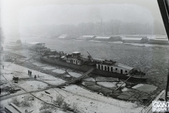 Magyarország, Budapest XIII., Újpesti-öböl, Ganz és Tsa. Villamossági-, Gép-, Waggon- és Hajógyár Rt. MFTR Etele (1937) áruszállító csavaros motorhajó (paklishajó). Leltári jelzet: MMKM TFGY 2017.1.249., 1937, Magyar Műszaki és Közlekedési Múzeum / Történeti Fényképek Gyűjteménye / Ganz gyűjtemény, Budapest, Fortepan #122624