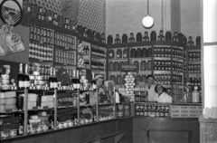 1957, Hámori Gyula, grocery store, Fortepan #123726