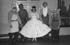 1957, Hámori Gyula, costume, Fortepan #123747