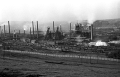 Hungary, Diósgyőr, Miskolc, Lenin Kohászati Művek., 1956, Szepesfalvy Gábor, factory, chimney, Fortepan #123873