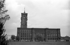 Németország, Berlin, Kelet-Berlin, Vörös Városháza (Rotes Rathaus)., 1967, Szepesfalvy Gábor, NDK, Kelet-Berlin, Fortepan #123898