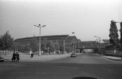 Németország, Berlin, Kelet-Berlin, Friedrichstrasse a Dorotheenstrasse (Clara Zetkin Strasse) kereszteződésénél, szemben a Friedrichstrasse pályaudvar., 1967, Szepesfalvy Gábor, NDK, Kelet-Berlin, Fortepan #123902