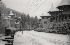 Románia,Erdély, Szováta, Szovátafürdő, Rózsák útja (Strada Trandafirilor)., 1941, Lenkey Márton, Fortepan #124070