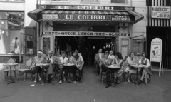 Franciaország, Párizs, Place de la Madeleine, Le Colibri kávéház., 1982, Urbán Tamás, Fortepan #124955