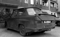 Germany, 1990, Urbán Tamás, Trabant-brand, Fortepan #125073