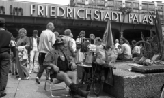 Germany, Berlin, Bahnhof Alexanderplatz, a Rathausstrasse és a Gontardstrasse kereszteződése., 1990, Urbán Tamás, Fortepan #125084