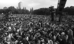 Magyarország, Budapest VIII., Orzcy-kert (Asztalos János ifjúsági park), Nagyrét. Nemzetközi Country Találkozó 1981. augusztus 29-én., 1981, Urbán Tamás, közönség, Budapest, Fortepan #125245