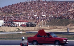 Magyarország, Hungaroring, Mogyoród, Formula-1 első magyar nagydíj, biztonsági autó., 1986, Urbán Tamás, színes, Forma-1, Fortepan #125455