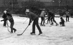 Magyarország, Budapest XI., Bogdánfy utca 5/b, Bogdánfy Ödön Általános Iskola (később Kürt Alapítványi Gimnázium) udvara., 1984, Urbán Tamás, Budapest, Fortepan #125592