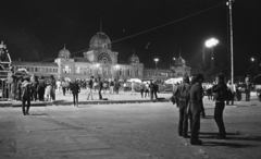 Magyarország, Városliget, Budapest XIV., Műjégpálya, Omega koncert előkészületei., 1984, Urbán Tamás, Budapest, Fortepan #125708