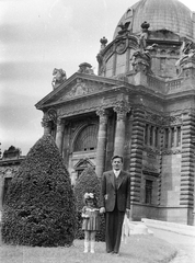 Magyarország, Városliget, Budapest XIV., Széchenyi fürdő., 1954, Szent-tamási Mihály, gyógyfürdő, Budapest, neobarokk stílus, Czigler Gyöző-terv, Fortepan #12579