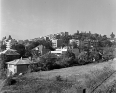 Magyarország, Budapest II., a Felvinci utca, az Alvinci utca és a Kapor utca melletti házak a Bimbó út felől nézve., 1969, Bauer Sándor, Budapest, Fortepan #126375