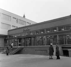 Magyarország, Szeged, Károlyi utca 3., Napsugár bisztró., 1968, Bauer Sándor, vendéglátás, bisztró, neon felirat, Fortepan #126477