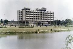 Magyarország, Szombathely, Bartók Béla körút 39., Hotel Claudius., 1977, Bauer Sándor, színes, Fortepan #126721