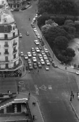 Franciaország, Párizs, kilátás a Notre-Dame-ból a Rue Lagrange felé., 1967, Bauer Sándor, Fortepan #127062