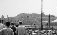 Magyarország, Budapest V., Dunakert a Duna Szálló déli falánál, a Dunakorzó és az Apáczai Csere János utca között., 1959, Fortepan, vendéglátás, látkép, Budapest, Fortepan #12740