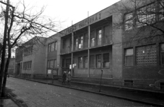 Magyarország, Budapest XX., Nagy Győry István út 4-6., Vasas Kultúrház (később Csili Művelődési Központ)., 1955, Bauer Sándor, Budapest, modern építészet, épület, Fortepan #127860