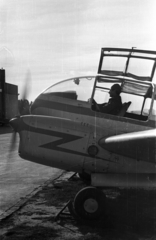 Hungary, Budaörs Airport, Budapest XI., 1957, Bauer Sándor, airplane, Aero-brand, Budapest, Fortepan #128058