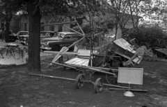 Magyarország, Budapest X., Albertirsai úti vásár területe, Országos Mezőgazdasági Kiállítás és Vásár., 1959, Bauer Sándor, Chevrolet-márka, Chevrolet Bel Air, Budapest, Fortepan #128094