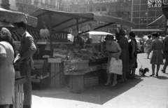 Ausztria, Bécs, Neuer Markt., 1967, Bauer Sándor, piac, Fortepan #128347