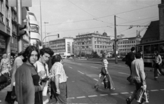 Németország, Frankfurt am Main, Hauptwache a Zeil felé nézve., 1972, Bauer Sándor, NSZK, Fortepan #128422