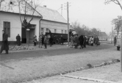 Ausztria, Mosontarcsa, Höchtlgasse, magyar menekültek a befogadó állomásnál., 1956, Kleyer Éva, menekült, Fortepan #128569