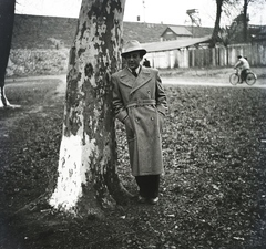 Magyarország, Budapest XIII., Népsziget, háttérben az Újpesti vasúti hídhoz tartozó töltés., 1942, Fortepan/Album014, Budapest, Fortepan #128769