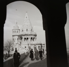 Magyarország, Halászbástya,budai Vár, Budapest I., 1943, Fortepan/Album014, Budapest, Fortepan #128786