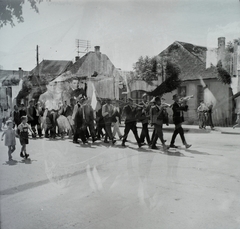 1943, Fortepan/Album014, rontott fotó, kettős expozíció, Fortepan #128787