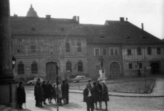 Magyarország, budai Vár, Budapest I., a Bécsi kapu tér, a Kazinczy-emlékkút (Pásztor János, 1936.)., 1963, Gali, Budapest, Fortepan #128934