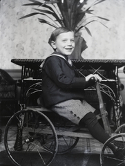 1921, Horváth Miklós dr, pedal car, Fortepan #129303