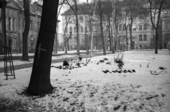 Magyarország, Budapest VIII., Üllői út 86., a Heim Pál Gyermekkórház parkja., 1968, Horváth Miklós dr, gyógyintézmény, Budapest, Fortepan #129362