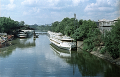 Magyarország, Óbuda, Budapest III., Óbudai Hajógyár az Árpád hídról nézve., 1963, Horváth Miklós dr, Budapest, Fortepan #129529