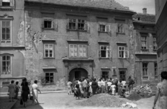 Hungary, Sopron, a Hátsókapu torkolata a Szent György utcánál., 1962, Hunyady József, Fortepan #129584