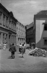 Hungary, Sopron, Szent György utca, jobbra a Hátsókapu torkolata., 1962, Hunyady József, Fortepan #129585