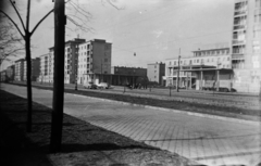 Magyarország, Budapest X., az Üllői út házsora a Somfa köz - Zágrábi utca - Száva utca határolta területen., 1960, Fortepan/Album016, Budapest, modern építészet, utcakép, lakótelep, Fortepan #130028