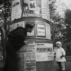 Magyarország, Budapest, 1960, Lossonczy Miklós, plakát, bujócskázás, Fortepan #130077