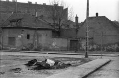 Hungary, Budapest VIII., Bókay János utca, szemben a Szigony utca 1. - Bókay János utca 18. számú saroképület., 1973, Vizsnyiczai Erzsébet, Budapest, Fortepan #130514