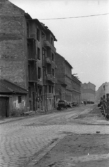 Hungary, Budapest VIII., a Losonci utcai bontási terület (a mai Losonci tér környéke) a Szigony utca felől a Kálvária (Kulich Gyula) tér felé nézve., 1973, Vizsnyiczai Erzsébet, Budapest, Fortepan #130521