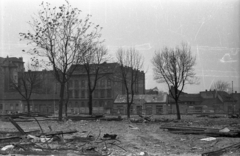 Hungary, Budapest VIII., Losonci utca - Szigony utca - Práter utca határolta bontási terület a mai Losonci tér felől nézve., 1973, Vizsnyiczai Erzsébet, Budapest, Fortepan #130523