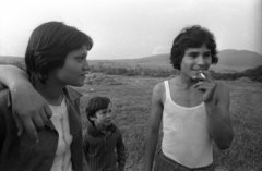 1975, Vizsnyiczai Erzsébet, cigarette, kid, gypsy, Fortepan #130561