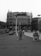 Hungary, Budapest V., Erzsébet híd pesti hídfő, Március 15. tér., 1975, Vizsnyiczai Erzsébet, Budapest, Fortepan #130652