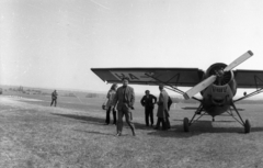 Hungary, Békéscsaba, repülőtér, az MHSZ PZL-101A típusú, HA-SBM lajstromjelű repülőgépe., 1975, Vizsnyiczai Erzsébet, airplane, Fortepan #130767